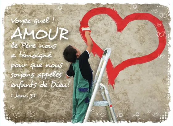 Magnet « Voyez quel amour le Père nous a témoigné […] ! » - 1 Jn 3.1