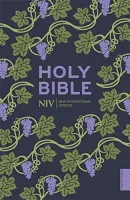 Anglais, Bible, NIV, brochée - couverture illustrée vigne