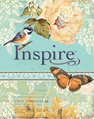 Anglais, Bible Journal de bord Inspire New Living Translation, similicuir, couverture illustrée