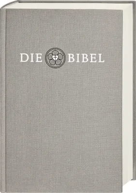 Die Luther Bibel, Altarbibel mit Apokryphen Rev.2017, Leineneinb. Silbergrau