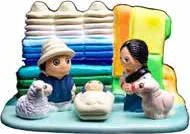 CRECHE CERAMIQUE EQUATEUR 7X9 CM