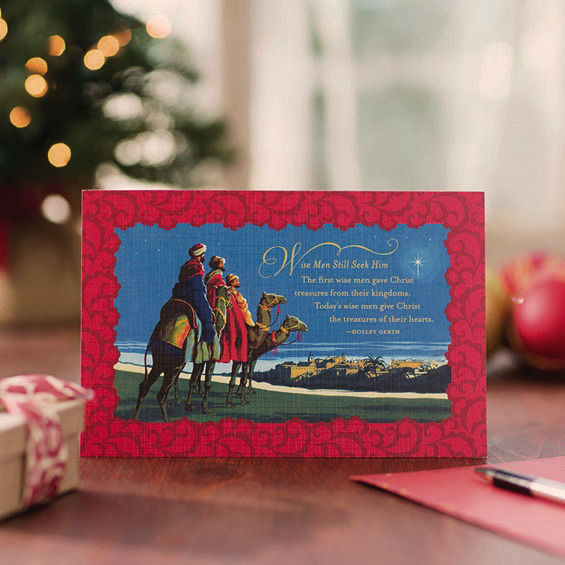 Carte En Anglais Noel Wise Men