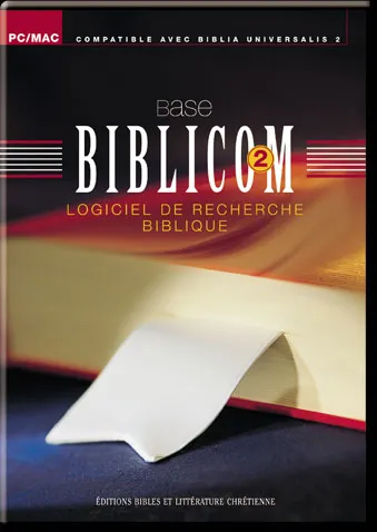 Base biblicom - Logiciel de recherche biblique (compatible pc et mac) 2 (cd) rom