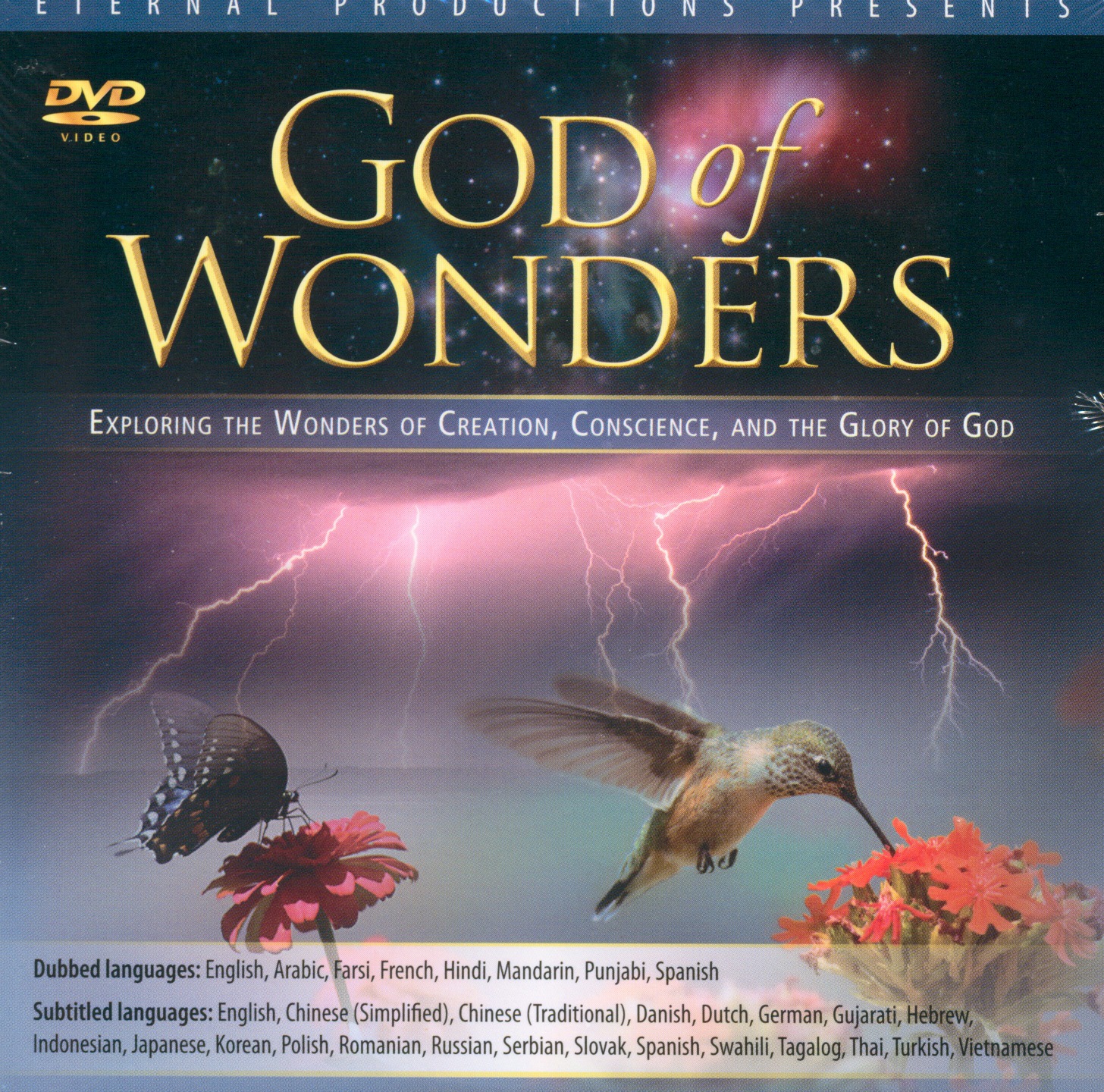 God of wonders DVD - Exploring the Wonders of Creation, Conscience, and the Glory of God