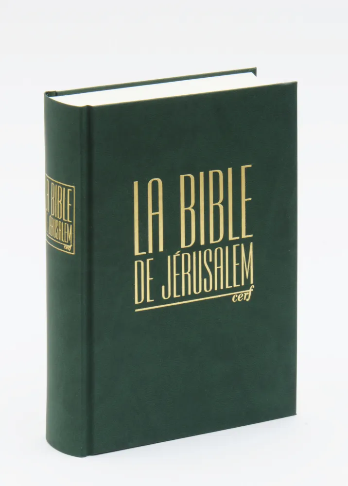 Bible de Jérusalem rigide verte édition revue et corrigée
