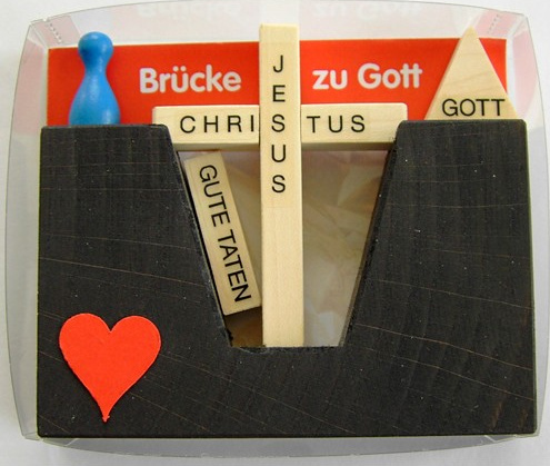 DIE BRÜCKE ZU GOTT - HOLZMODELL, SMALL