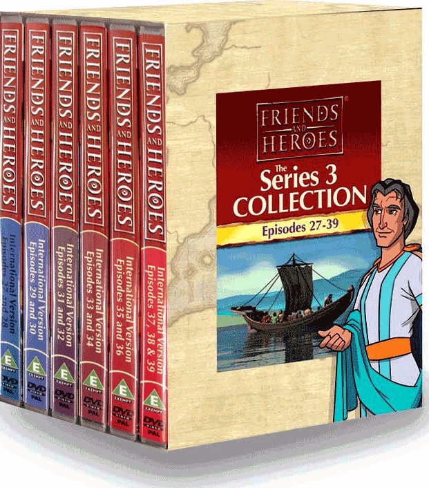FRIENDS AND HEROES - PACK SERIE 3 "ROME" - COFFRET 6 DVD - EPISODES 27 à 39