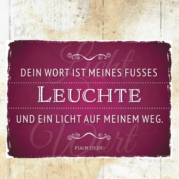 Mini Aufstellbuch Bibelworte - Reihe Wortschatzgallerie, Vintage