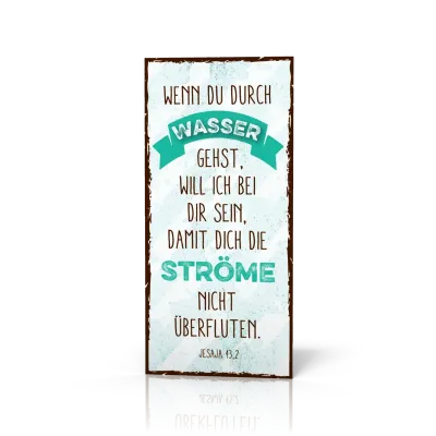 Magnet Lesezeichen Wenn du durch…