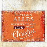 Mini Aufstellbuch Bibelworte - Reihe Wortschatzgallerie, Vintage