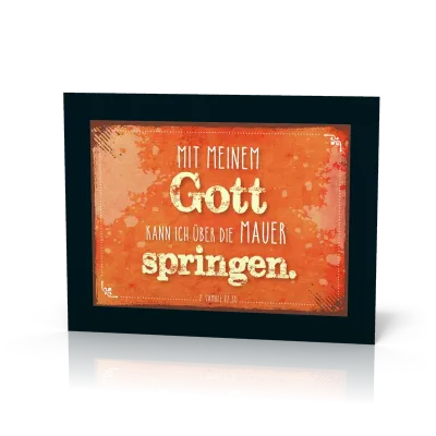 Magnet Mit meinem Gott…