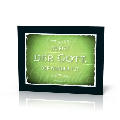 Magnet Du bist der Gott der Wunder tut