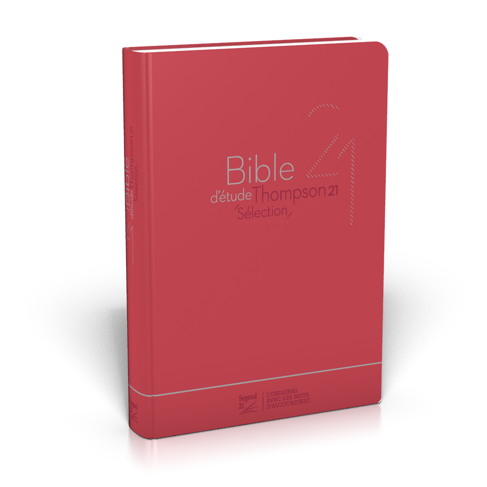 Bible d'étude Thompson 21 Sélection, rouge - couverture souple, vivella