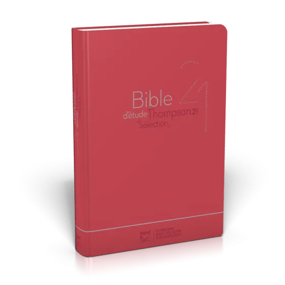 Bible d'étude Thompson 21 Sélection, rouge - couverture souple, vivella