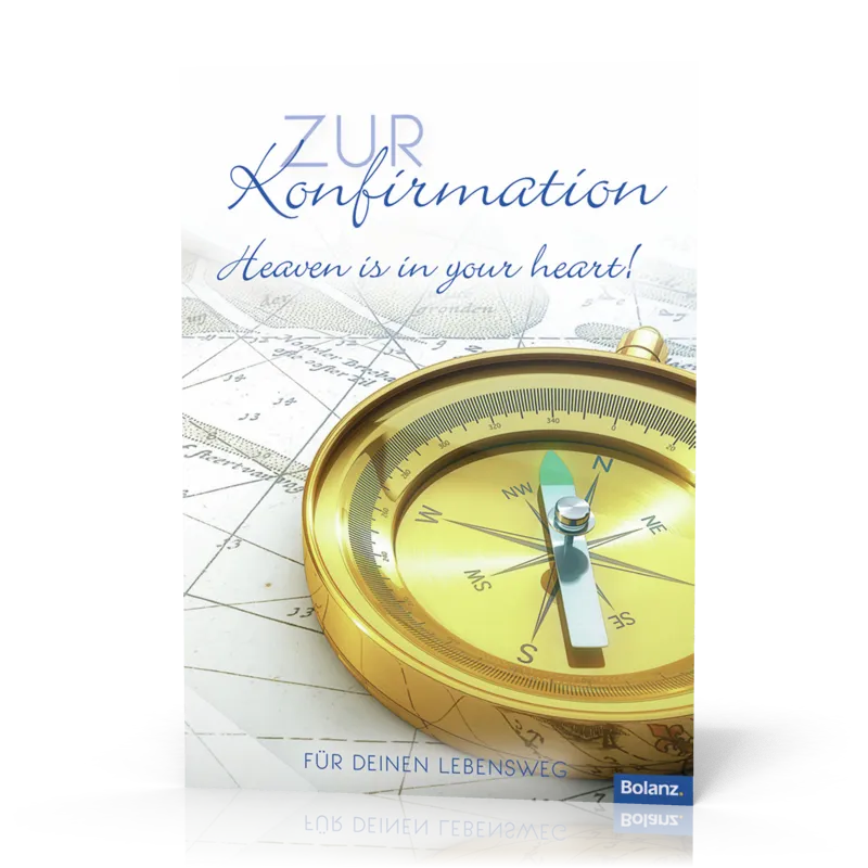 Grussheft Konfirmation mit Briefumschlag