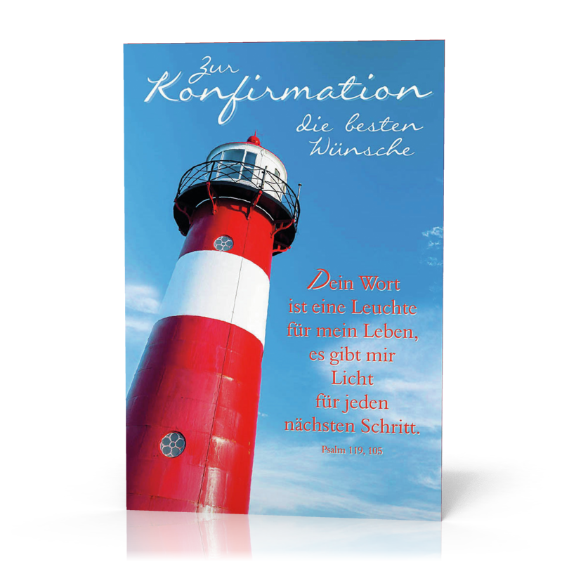 Doppelkarte Konfirmation Dein Wort ist eine Leuchte PG11
