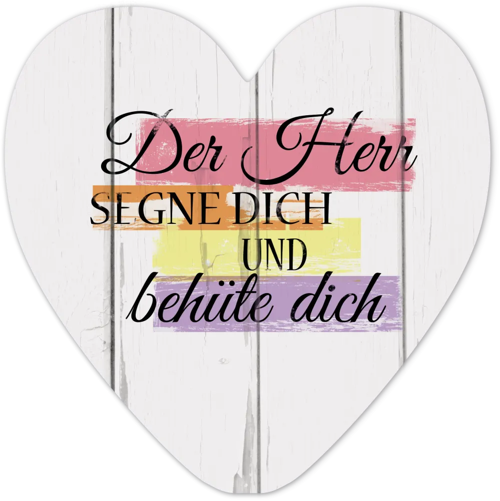 Wanddekoherz Der Herr Segne Dich