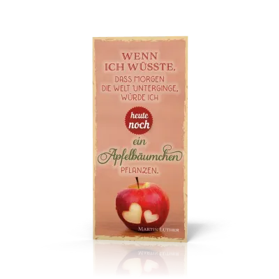 Magnet Lesezeichen Wenn ich wüste / Apfelbäumchen