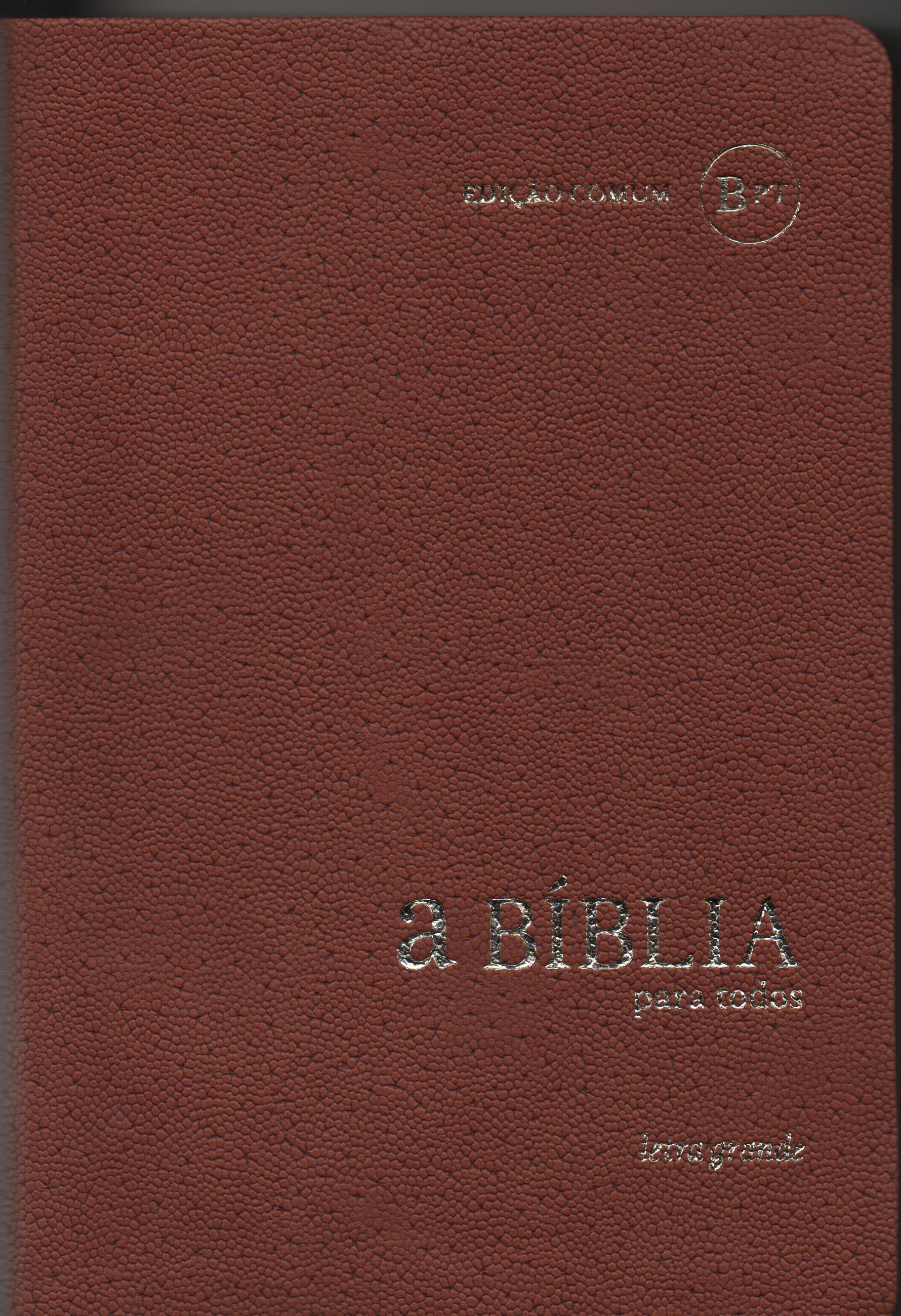 Portugais, Bible Biblia Para Todos, brune, gros caractères - souple, tranche dorée