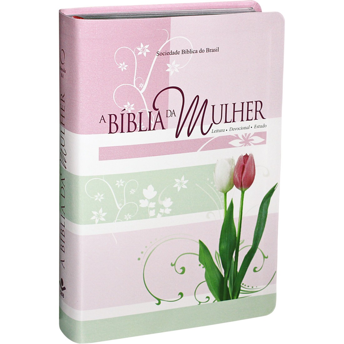 PORTUGAIS BIBLE ALMEIDA RA055 BIBLE DES FEMMES, SOUPLE ROSE, TRANCHE ARGENT - A BIBLÍA DA MULHER. - ALMEIDA REVISTA E ACTUALIZAD