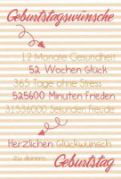 Doppelkarte Geburtstagswünsche PG11