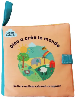 Dieu a créé le monde - Livre en tissu