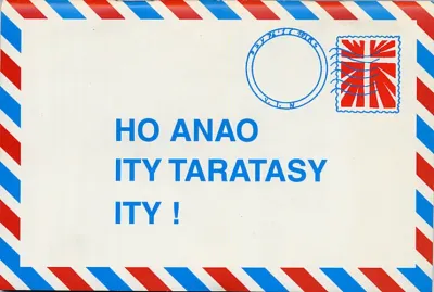 Malgache, Une lettre pour vous