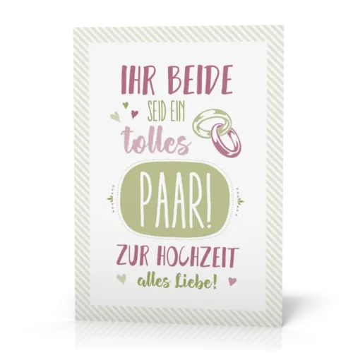 Doppelkarte Tolles Paar PG11