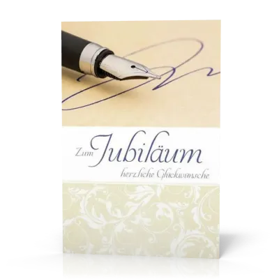 Doppelkarte Jubiläum Füller P11