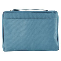 Pochette Bible, Taille L, Footprints, Turquoise-toile