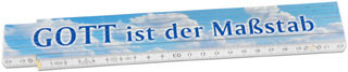 Gott ist der Massstab - Zollstock