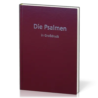 Elberfelder Die Psalmen in Grossdruck CSV Hückeswagen - Hardcover rot