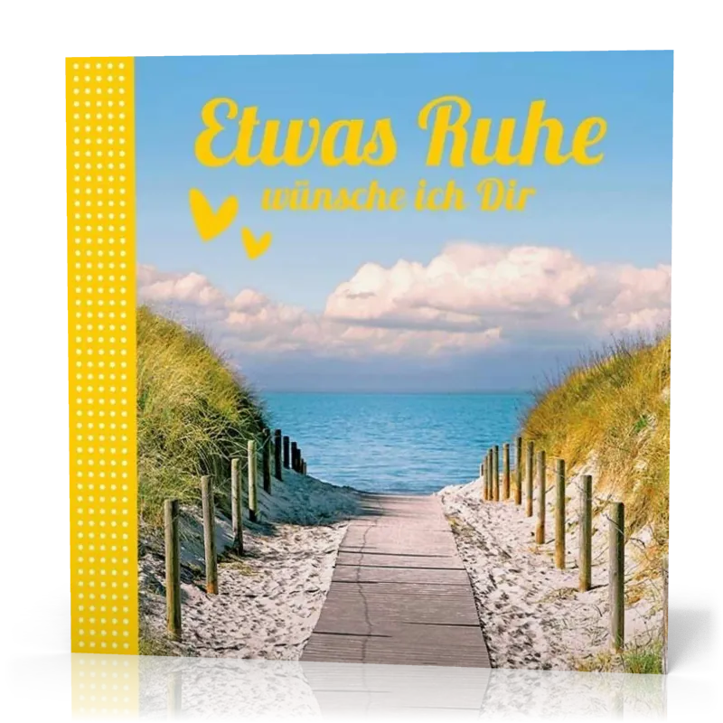 Minibuch 7 x 7 cm Etwas Ruhe wünsche ich dir