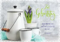 Doppelkarte Email Milchkanne