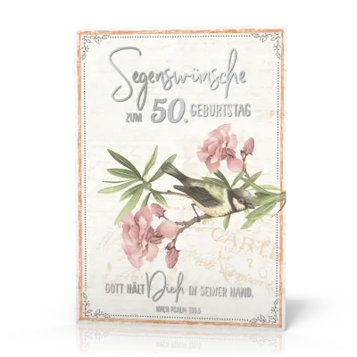 Doppelkarte 50 Volgel auf Zweig SF