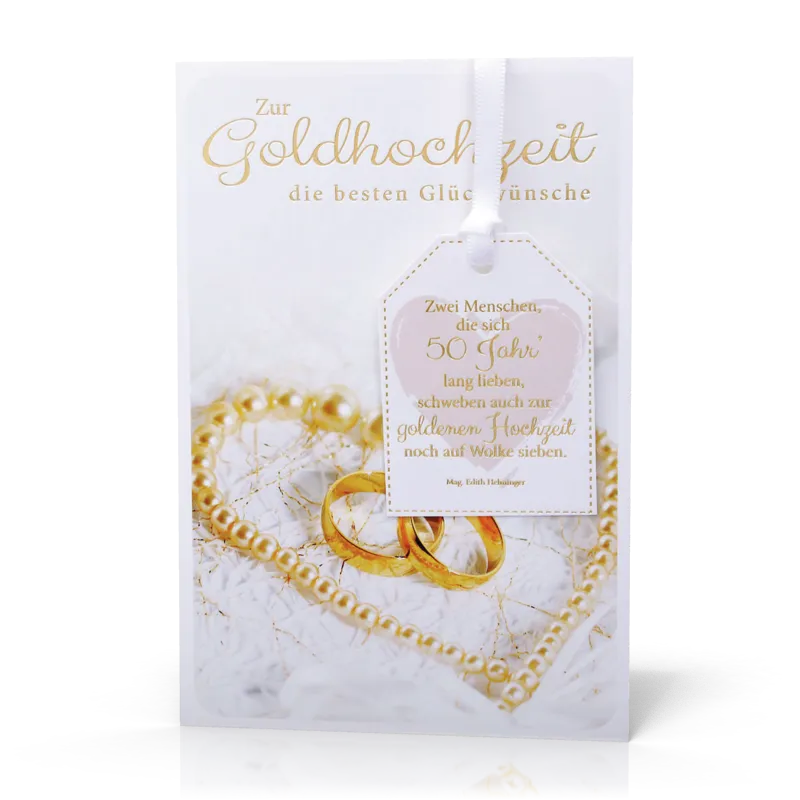 Doppelkarte 50 Jahr' lang lieben
