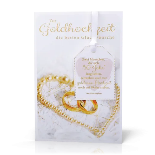 Doppelkarte 50 Jahr' lang lieben
