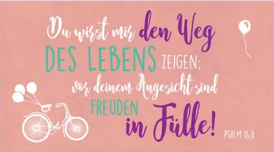 Wandschmuckschild Du wirst mir den Weg...