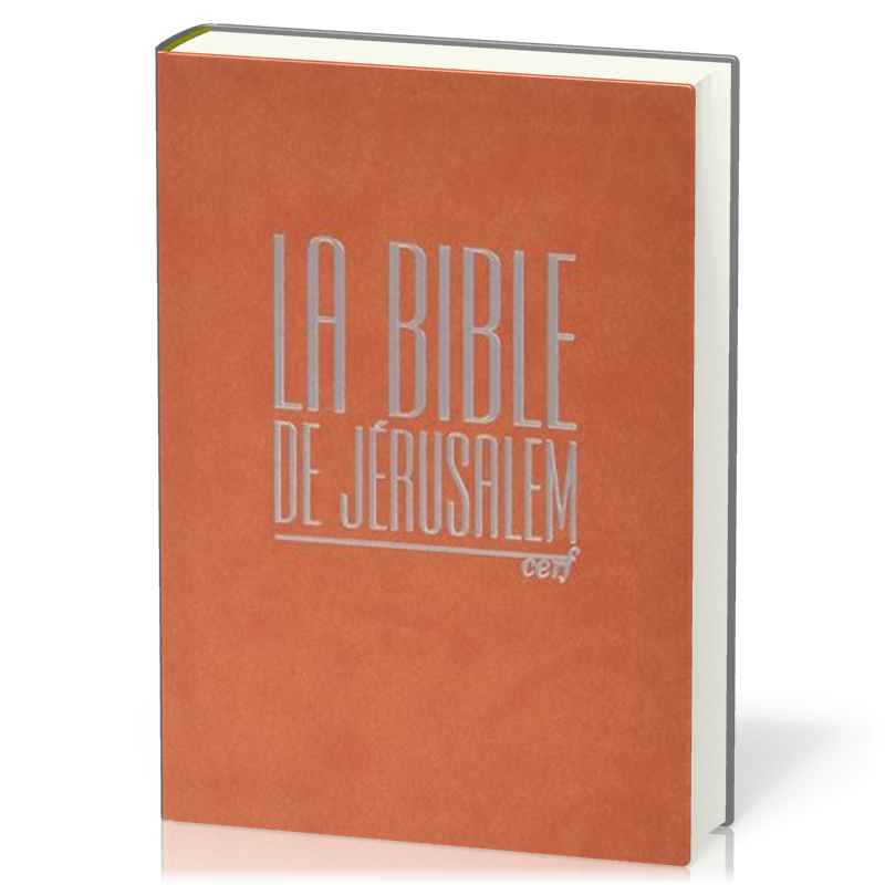 Bible de Jérusalem - souple, fauve, avec notes intégrales