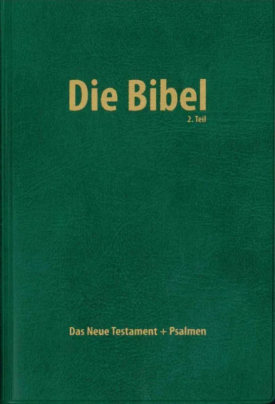 Elberfelder CSV Hückeswagen NT mit Psalmen - Kunststoff grün