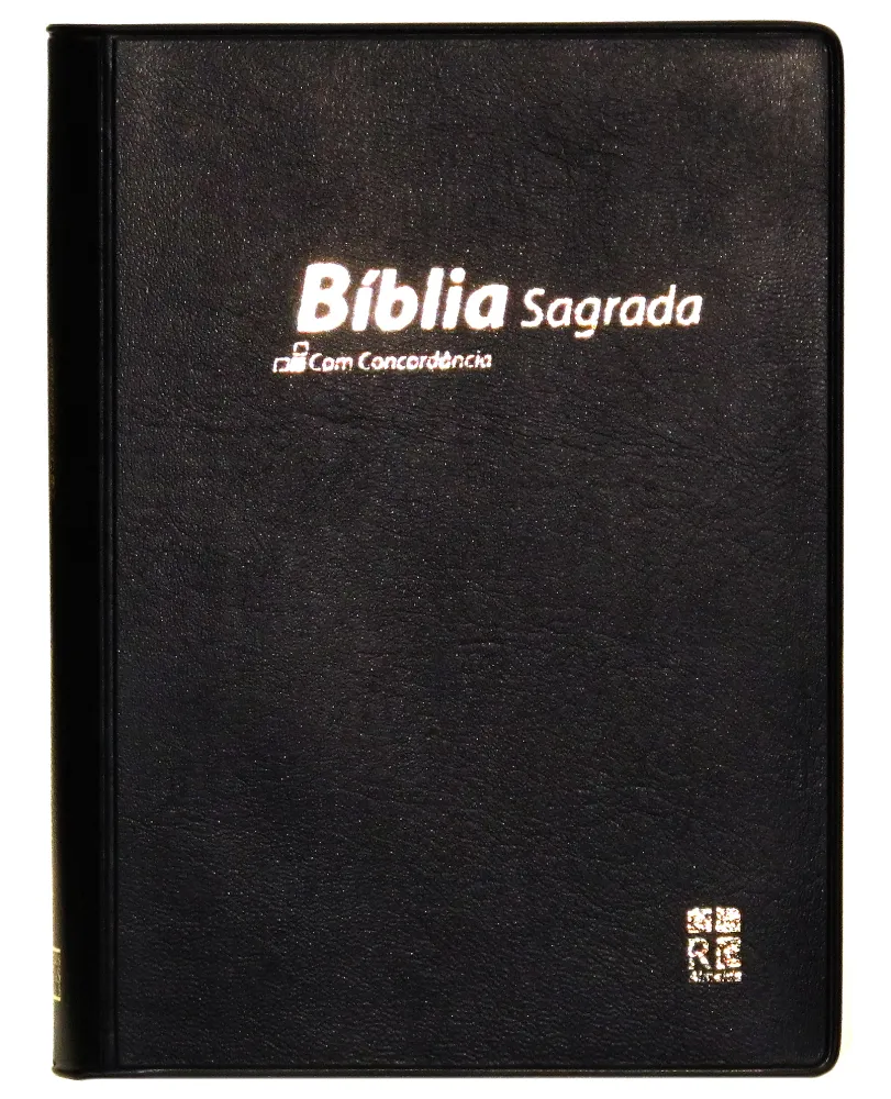 Portugais, Bible Almeida Révisée et Corrigée, DN42CP, plastique, souple, noire - Almeida Revista...