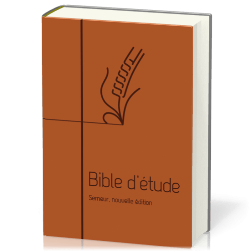 Bible d'étude Semeur 2015, marron - couverture souple, vivella