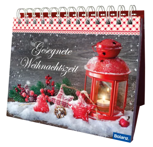 Postkarten Aufstellbuch Gesegnete Weihnachtszeit