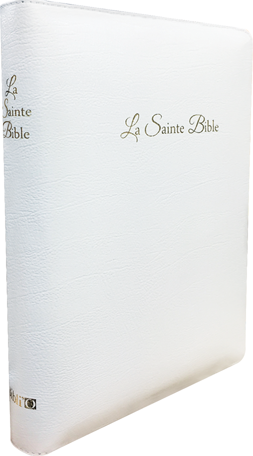 Bible Louis Segond 1910 d'étude -  Esprit et Vie noir couverture souple tranche blanche