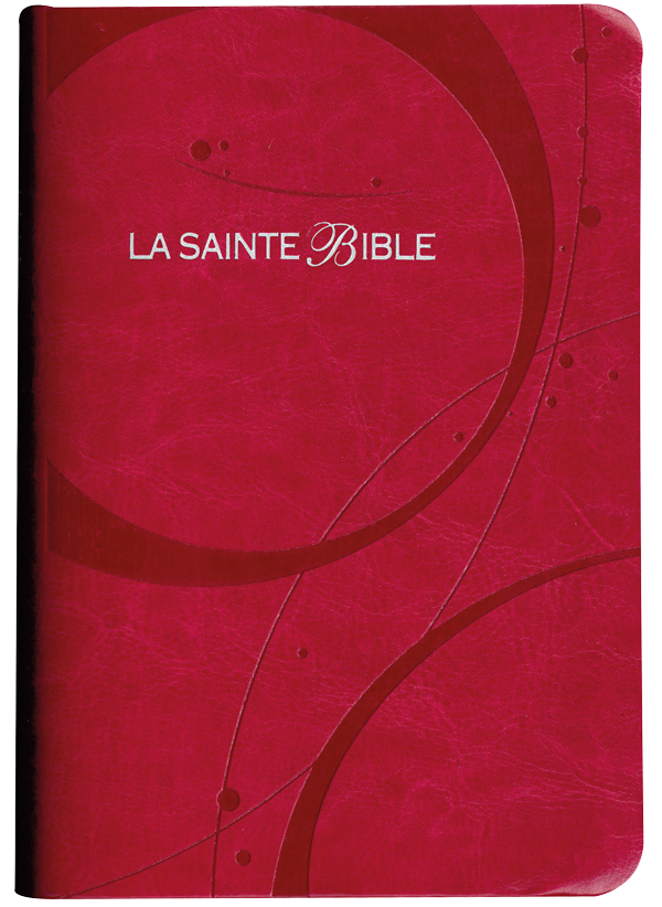 Bible Segond 1910, rouge - couverture souple, tranche argent