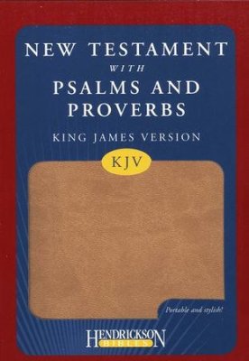 Anglais, Nouveau Testament Psaumes & Proverbes King James Version
