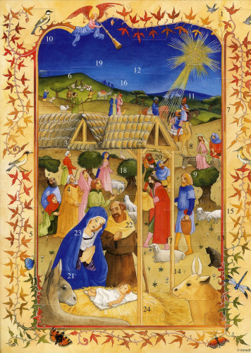 Adoration des bergers - Calendrier de l'Avent