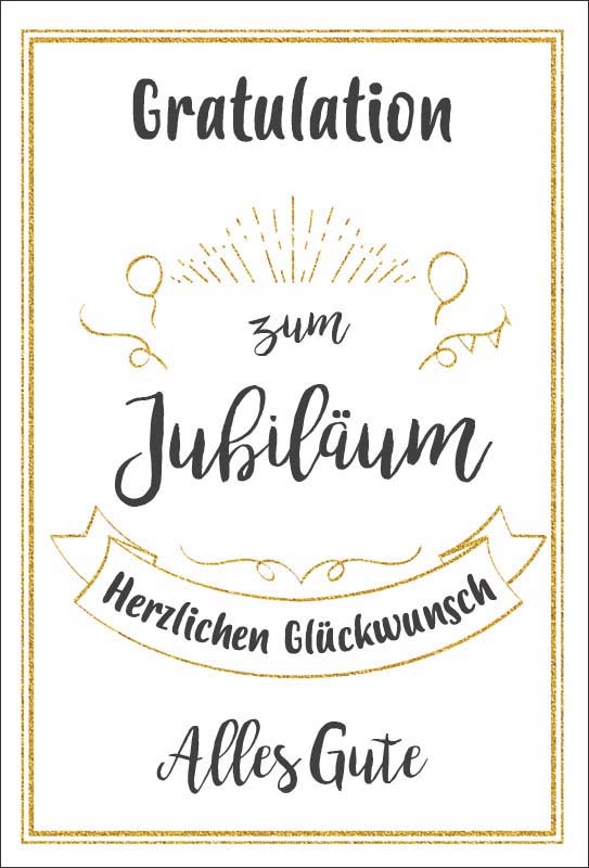 Doppelkarte Gratulation
