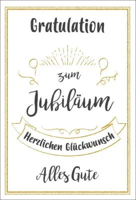Doppelkarte Gratulation