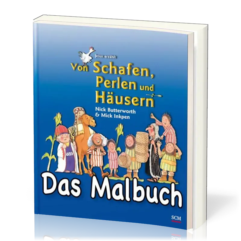 Von Schafen, Perlen und Häusern - Das Malbuch